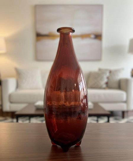 فازا زجاج ثقيل حجم كبير